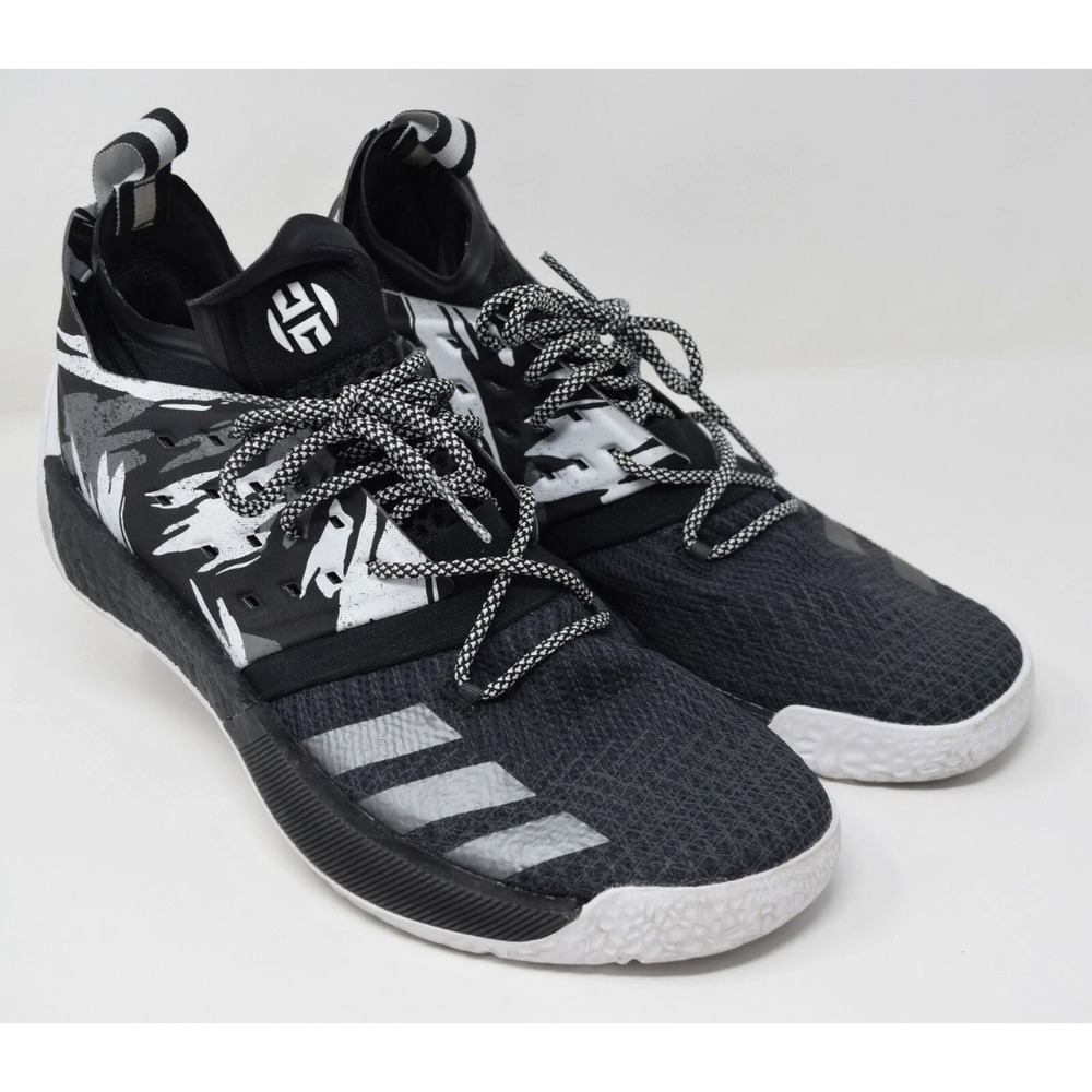 Adidas James Harden Vol 2 Traffic Jam Mens 13 Black Basketball Shoes AH2217
